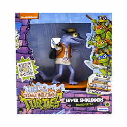 Teenage Mutant Ninja Turtles Toy  Mondo Gecko Sewer Shredder Pullback Skateboard  TMNT Mutant Mayhem Ninja Character Collectible for Kids  Ages 3+