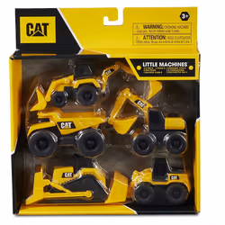 Caterpillar 82150, CAT Little Machines 5 Pack Construction Vehicle, Yellow