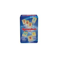 Rummikub in Travel Tin - The Original Rummy Tile Game by Pressman, Blue (B07GLGBW9X)