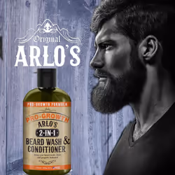 Arlo's 2-in-1 Beard Wash and Conditioner 12 oz. - Pro Growth Formula