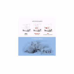 Catit PIXI Cat Drinking Fountain, Running Water Fountain, White - Additional view 4