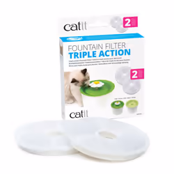 Catit 2.0 Cat Fountain Triple Action Filter Cartridge 2 Pack