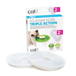Catit 2.0 Cat Fountain Triple Action Filter Cartridge 2 Pack