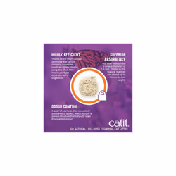 Go Natural! Clumping Pea Pod Cat Litter Vanilla Scented 2 x 2.8kg (5.6Kg)
