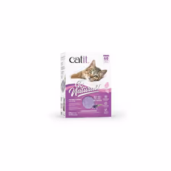 Go Natural! Clumping Pea Pod Cat Litter Lavender Scented 2 x 2.8kg (5.6Kg)