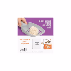 Go Natural! Clumping Pea Pod Cat Litter Lavender Scented 2 x 2.8kg (5.6Kg)