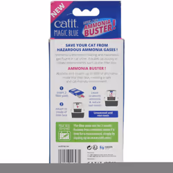 Catit Magic Blue Ammonia Buster - Reduces Urine Odour and Smells for a Fresh Cat Litter Box