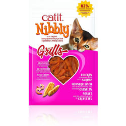 Catit Nibbly Grills Chicken Breast Fillet Shrimp Chew Strips 30g