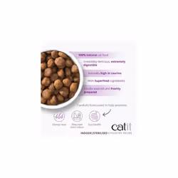 Catit Recipes Indoor/Sterilised Poultry Cat Food - 2kg