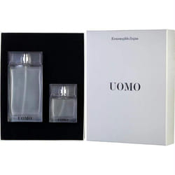 Ermenegildo Zegna 'Uomo' Holiday Set: 3.4 Oz Eau De Toilette Spray + 1.0 Oz Eau De Toilette Spray