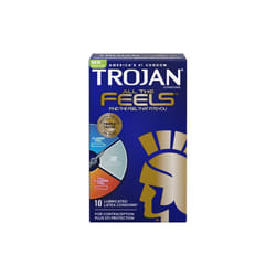Trojan All The Feels Latex Condoms, 10CT