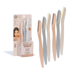 Finishing Touch Flawless Dermaplane Facial Exfoliator and Hair Remover  Facial Hair Removal for Women  6 Count