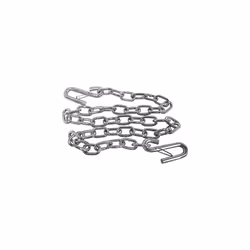 Attwood 11011-7 Heavy-Duty 51-inch Steel Boat Trailer Safety Chain with Spring Clip Hooks