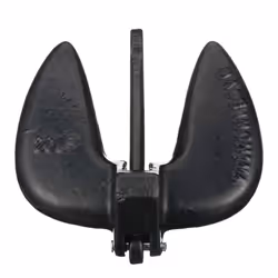 Attwood 9935B1 Aluminum Navy-Style Anchor - 20-Pound - Black