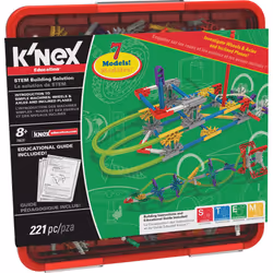 KNEX Education - Intro to Simple Machines: Wheels Axles & Inclined Planes Set - 221 Pieces - Ages 8+ Engineering Educationa ...