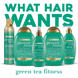 OGX Active Beauty Green Tea Fitness Dry Shampoo Foam  5 Ounce