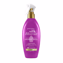 OGX Protecting + Silk Blowout Quick Drying Thermal Spray 6 Fl Oz (Pack of 1)