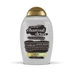 OGX Purifying + Charcoal Detox Conditioner for Buildup Removal and Light Nourishment  No Sulfates  13 fl oz