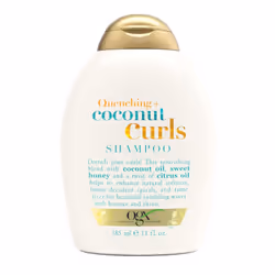 The Helper Bees Quenching + Coconut, Curl-Defining Shampoo, Hydrating & Nourishing Curly Hair Shampoo with Coconut Oil, Citru ...