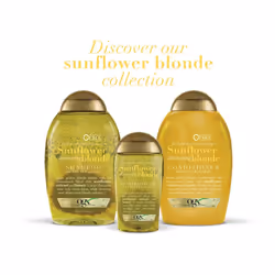 OGX Hydrate & Color Reviving + Sunflower Shimmering Blonde Penetrating Oil with UVA/UVB Sun-Filters  3.3 Ounce