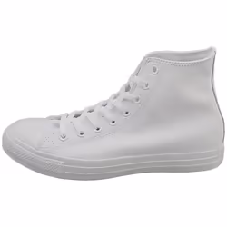 Converse Chuck Taylor All Star Hi Unisex Casual Trainers in White - 7.5