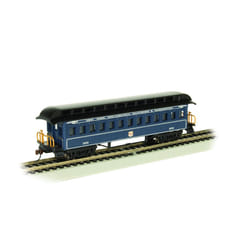 Old-Time Coach Car with Round End Clerestory Roof - B&O Royal Blue - HO Scale