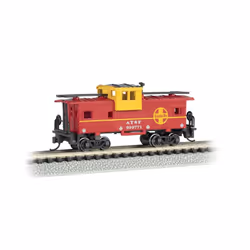 Bachmann - Santa Fe #999771 - Red - Ho Scale 36' Wide Vision Caboose