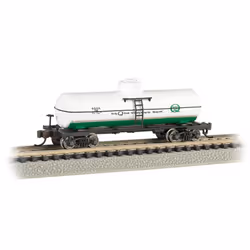 Bachmann Industries Acf 36'-6"" 10 000-Gallon Single-Dome Tank Car Quaker State N Scale