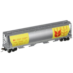 Bachmann Trains  Canadian 4 Bay Cylindrical Grain Hopper  Government of Canada  Yellow  HO Scale