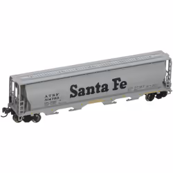 Bachmann Industries Inc. Canadian 4-Bay Cylindrical Grain Hopper Santa Fe - N Scale