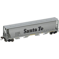 Bachmann Industries Inc. Canadian 4-Bay Cylindrical Grain Hopper Santa Fe - N Scale