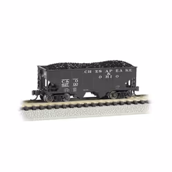 Bachmann Industries USRA 55Ton 2Bay Hopper C and O Train Car N Scale