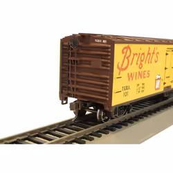 Bachmann Trains - 40' Wood Side Reefer - BRIGHT'S WINES - HO Scale