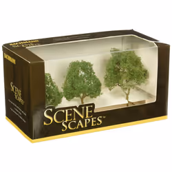 Bachmann Trains - SCENE SCAPES - 3- 4 ELM TREES (3 per box) - HO Scale