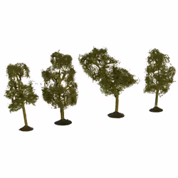 Bachmann Trains SCENE SCAPES 2 2 SYCAMORE TREES 4 per box N Scale Protypical Green