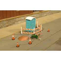 Bachmann Industries Miniature HO Scale Figures Building Site Accessories Train