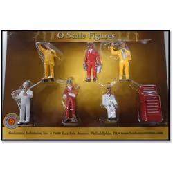 Bachmann Industries Miniature HO Scale Figures Mechanics Train (6 Piece)
