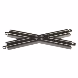 Bachmann Trains SnapFit EZ TRACK 30 DEGREE CROSSING 1card STEEL ALLOY Rail With Black Roadbed HO Scale Medium