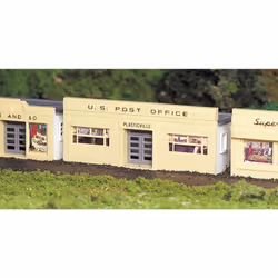 Bachmann Trains - PLASTICVILLE U.S.A. BUILDINGS - CLASSIC KITS - POST OFFICE - HO Scale