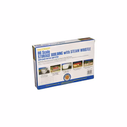 Bachmann Trains - Operating - STORAGE BUILDING with STEAM WHISTLE SOUND - HO Scale,46209