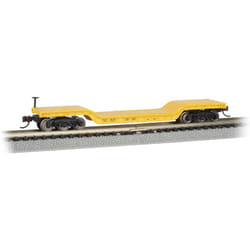 Bachmann Trains - 52 Center Depressed Flat CAR - Frisco #3900 with NO Load - N Scale