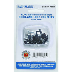 Bachmann Trains - HOOK AND LOOP COUPLERS (3 pair/pack) - Appropriate for Most Thomas & Friends Engines and Rolling Stock - HO Scale