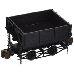Bachmann Industries Scale Ore Car - Side-Dump Car - Black - Large G Rolling Stock (1:20.3 Scale)