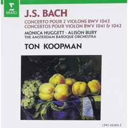 Warner Music Ton Koopman - Bach: Concertos - for 2 violins in D minor; for violin in E major & A minor, CD Classic
