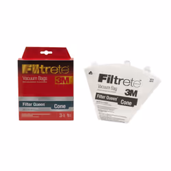 3M Filtrete FilterQueen Cone Micro Allergen Vacuum Bag