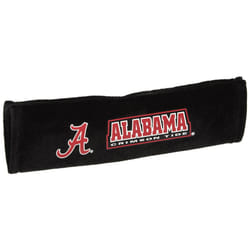 Fremont Die NCAA Alabama Crimson Tide Seat Belt Pads  10"""" x 2.5"""" (Pack of 2)  10"""" x 2.5"""" (Pack of 2)  Black/Team Colors