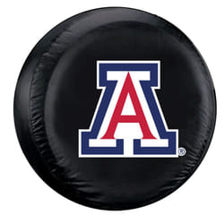 NCAA Arizona Black Spare Tire Cover  One Size  Multicolor