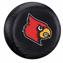 Louisville Cardinals NCAA Spare Tire Cover (Black)