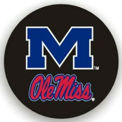 Mississippi Rebels NCAA Spare Tire Cover by Fremont Die (Black)