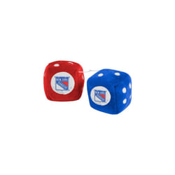 New York Rangers Fuzzy Dice CO
